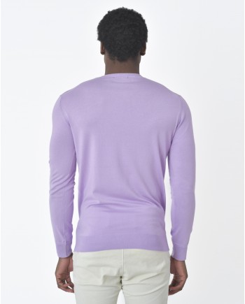 Pull en maille mauve Scotch & Soda 