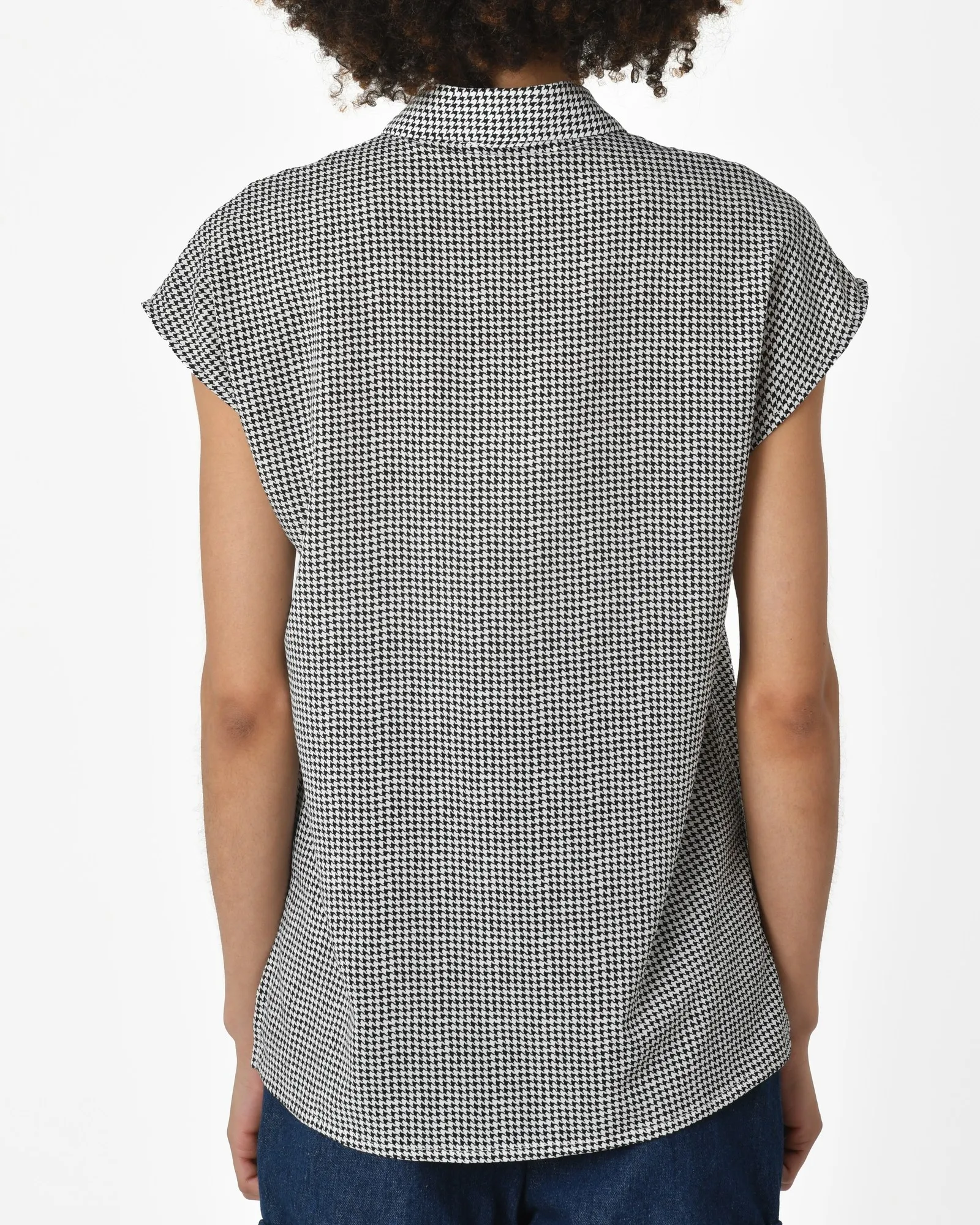 Chemise pied de poule noir et blanc Béatrice B