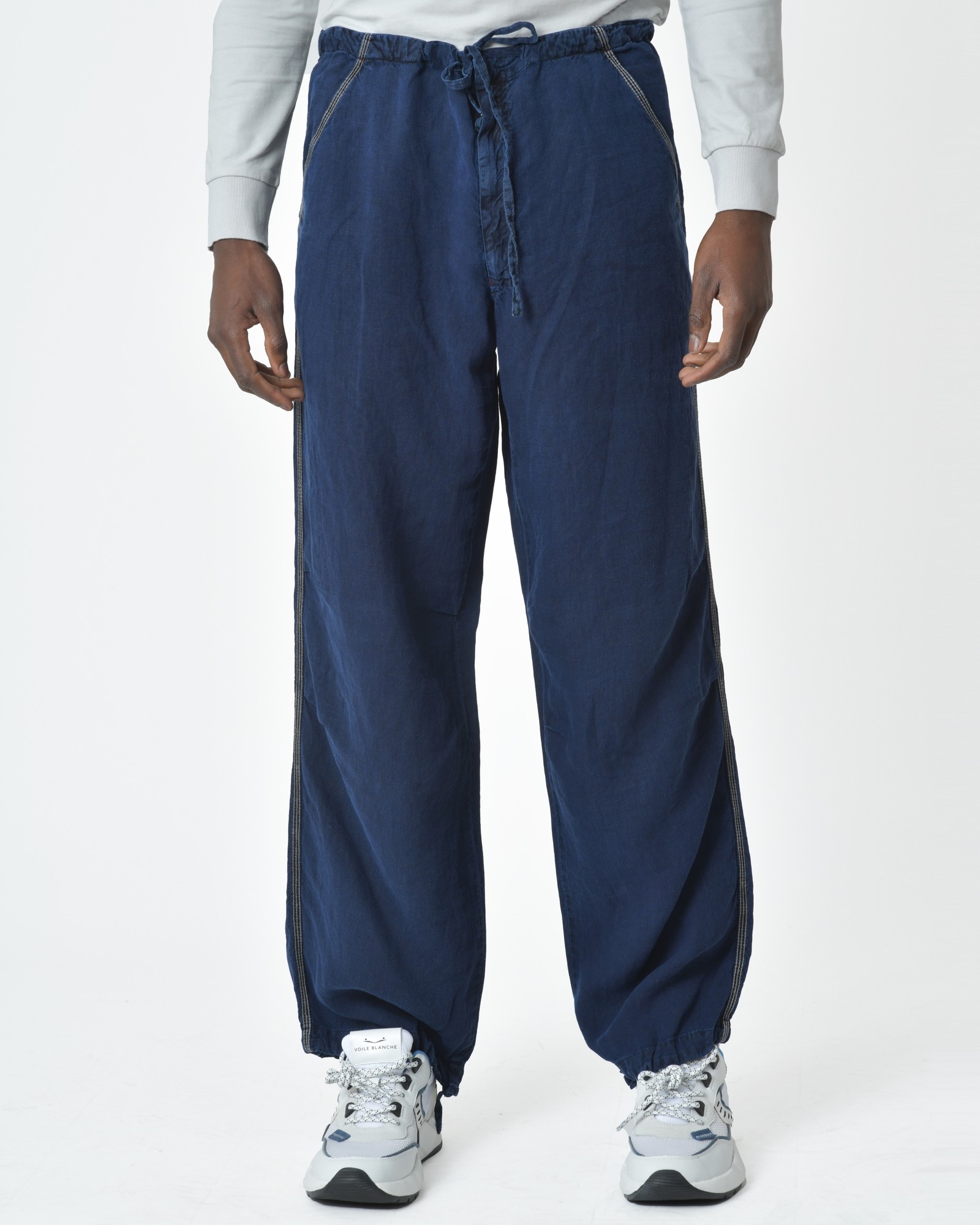 Pantalon bleu 120 Lino Achetez des Pantalons Homme petit prix