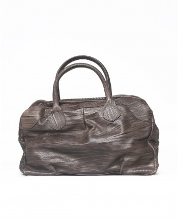 Sac à main en cuir marron Falorni