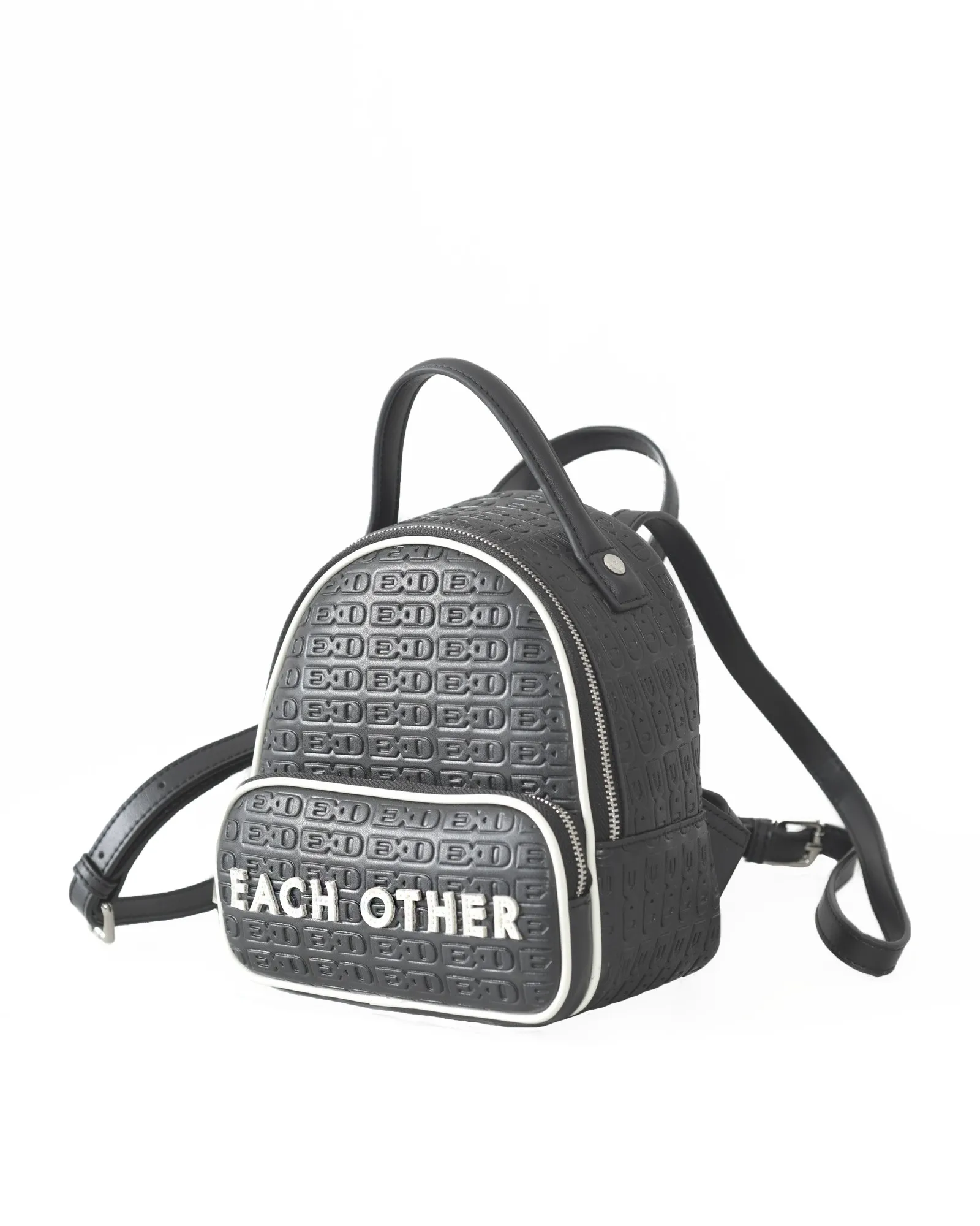Mini sac à dos noir Each X Other
