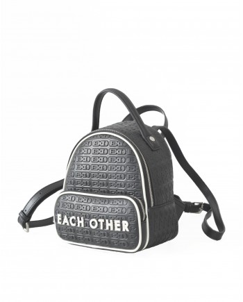 Mini sac à dos noir Each X Other