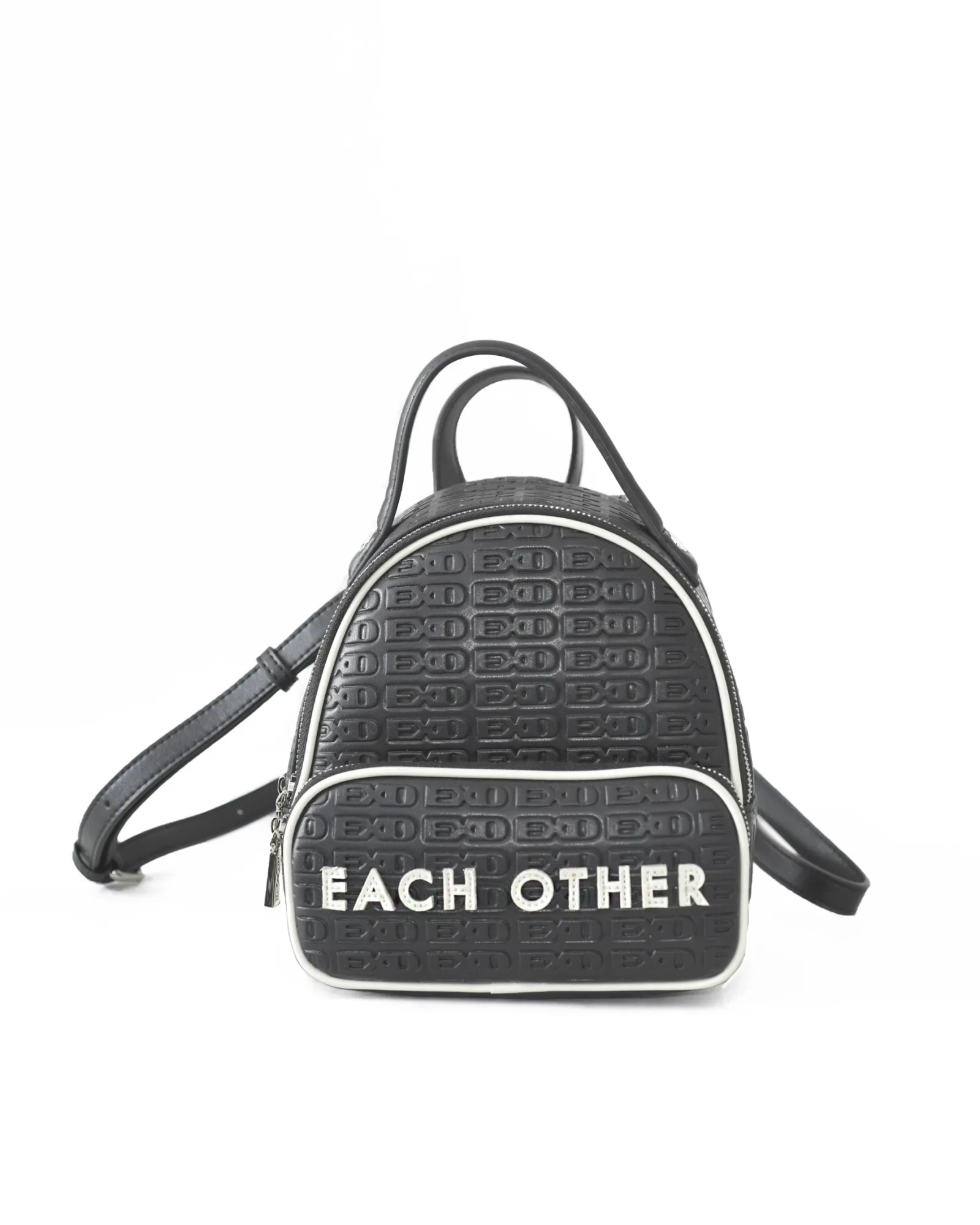 Mini sac à dos noir Each X Other