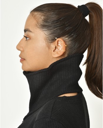 Pull asymétrique avec col amovible La Haine Inside