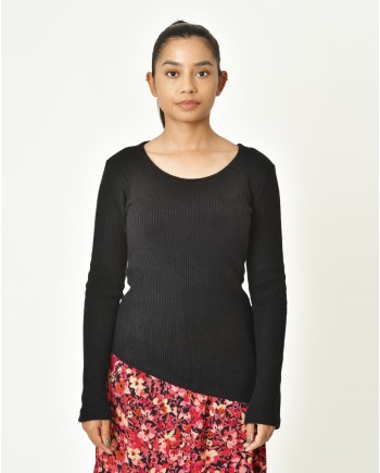 Pull asymétrique avec col amovible La Haine Inside