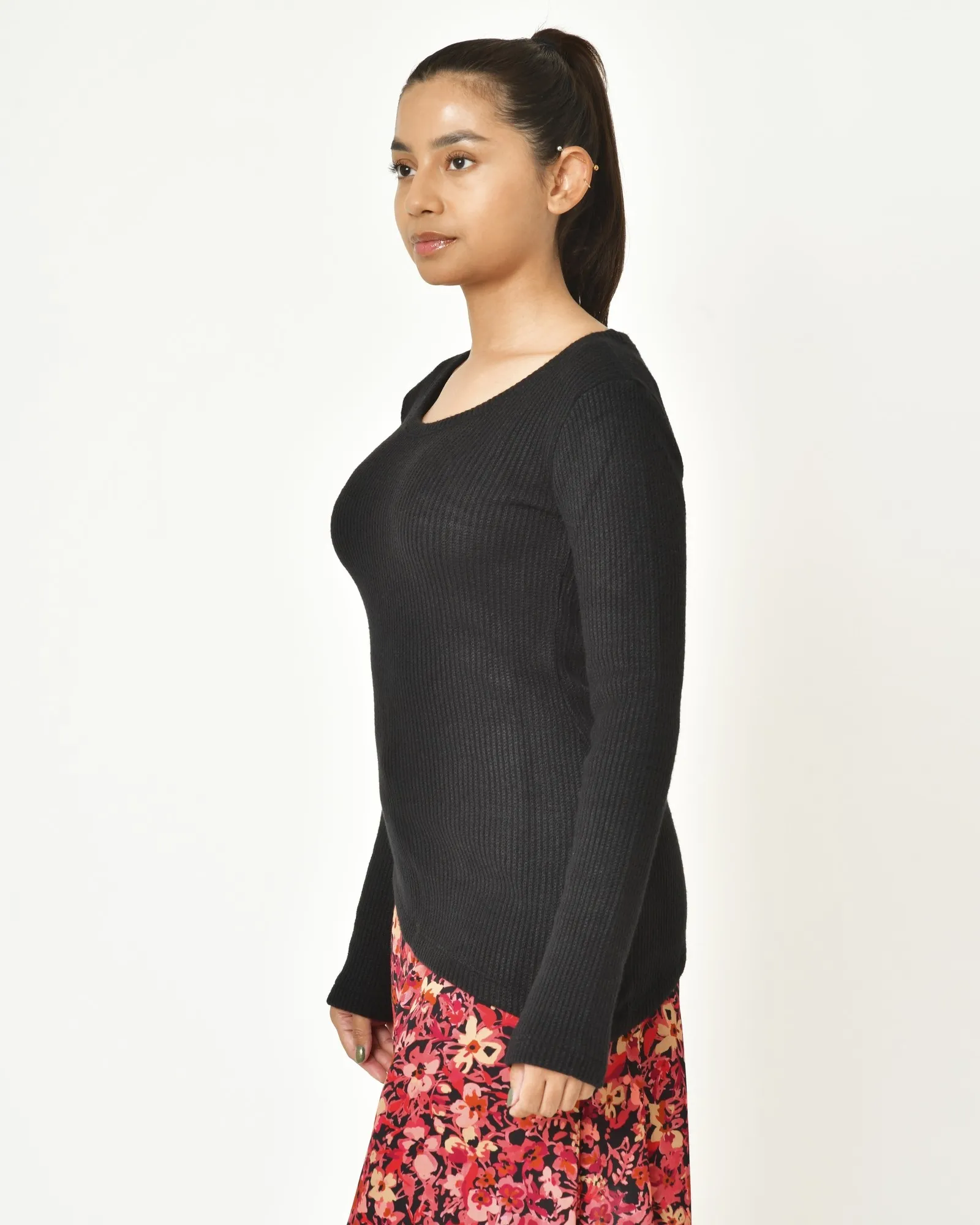 Pull asymétrique avec col amovible La Haine Inside