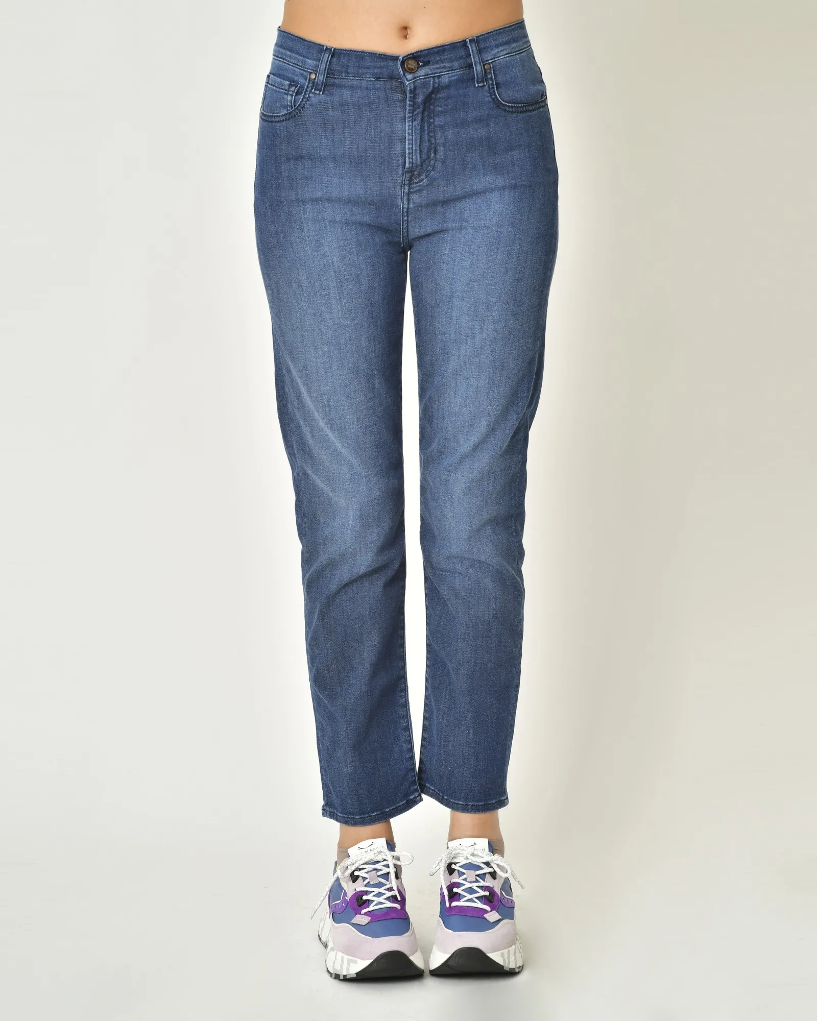 Jean Slim Droite Old Navy Fille, Taille 8 Ajustable, Bleu Marine, 100% Coton, Neuf