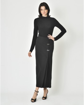 Jupe longue en viscose mélangée Malloni