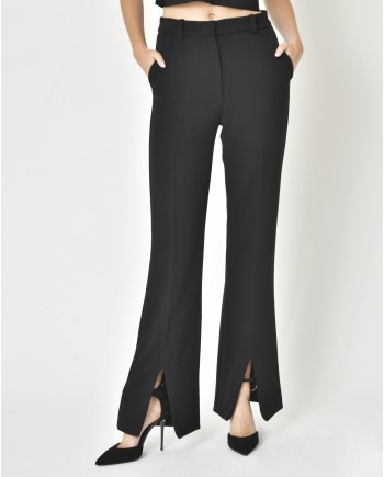 Pantalon tailleur à fentes Malloni