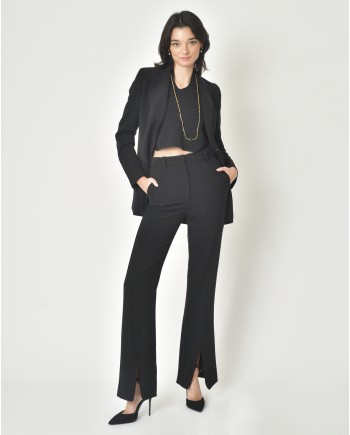 Pantalon tailleur à fentes Malloni