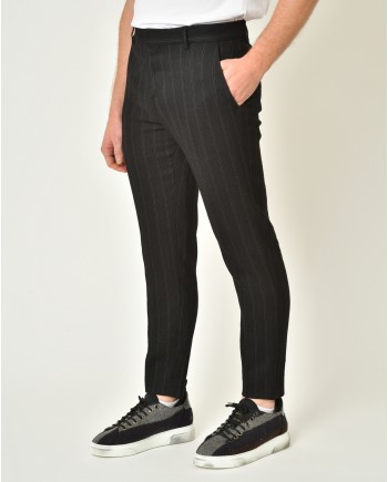 Pantalon en lin et laine vierge mélangé Malloni