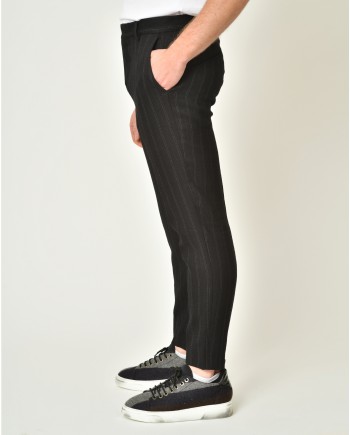Pantalon en lin et laine vierge mélangé Malloni