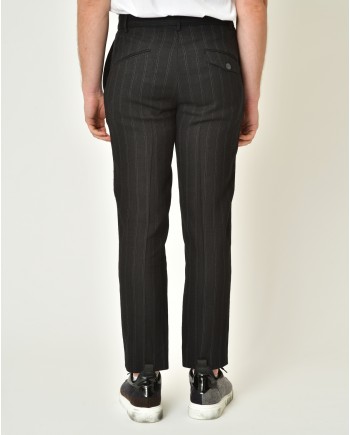 Pantalon en lin et laine vierge mélangé Malloni