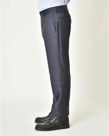 Costume en laine bleue Ambitus