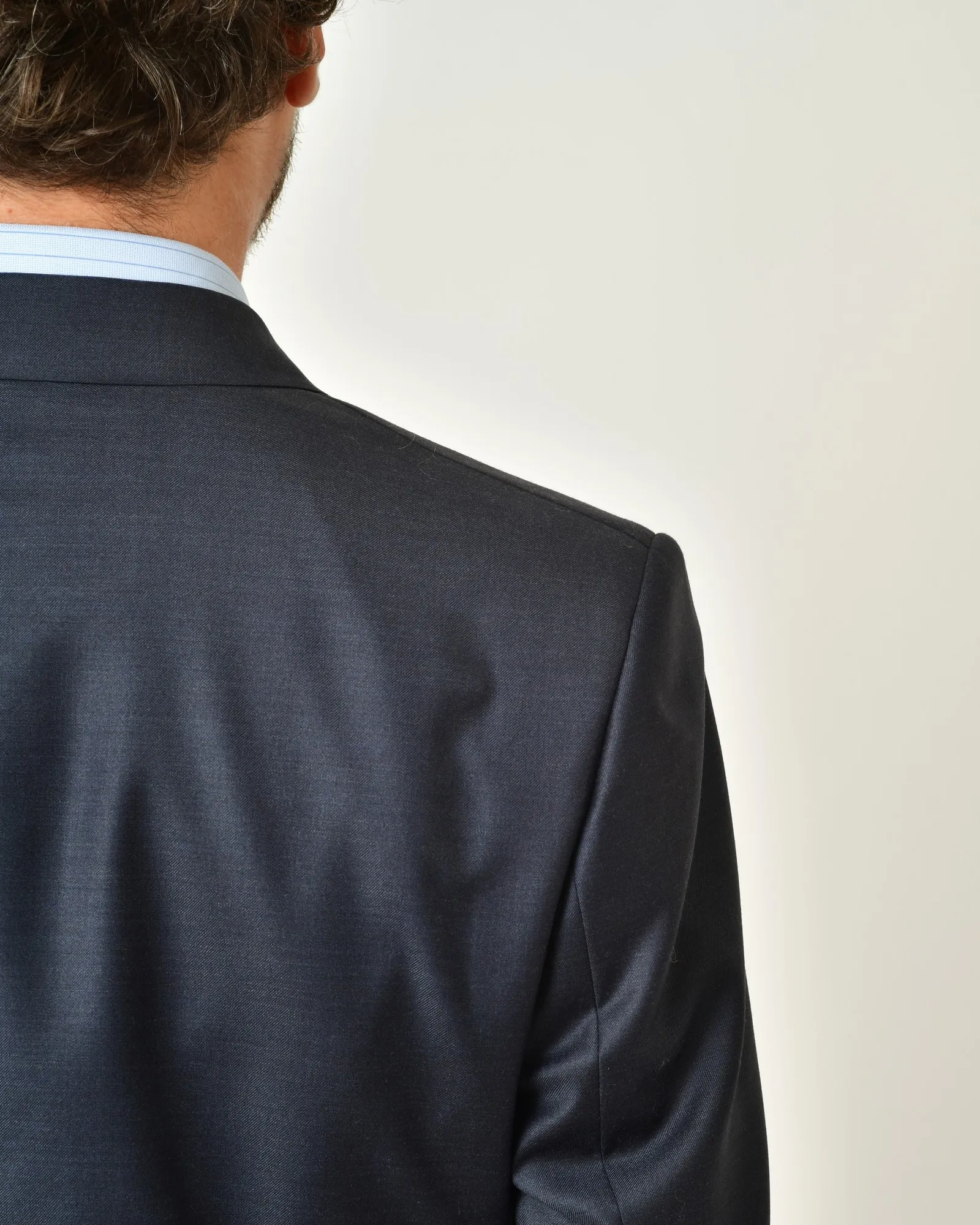 Costume en laine bleue Ambitus