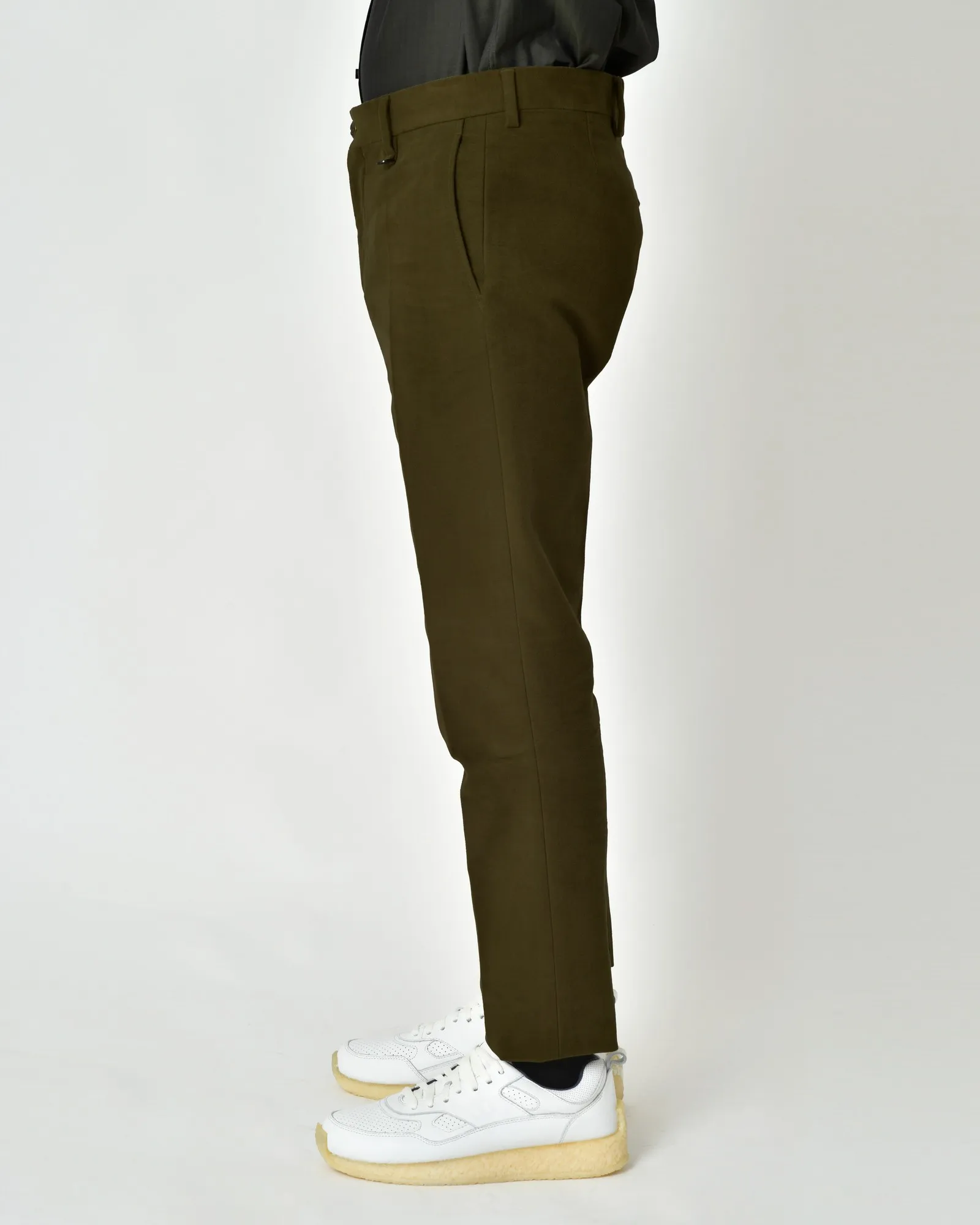 Pantalon en coton kaki Lords & Fools