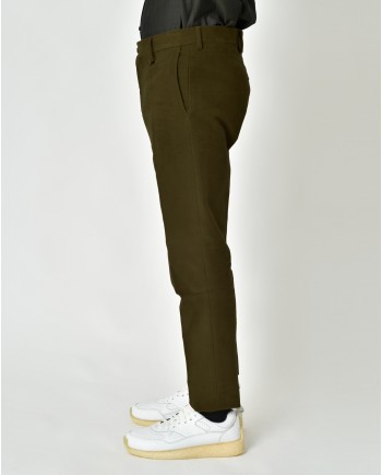 Pantalon en coton kaki Lords & Fools