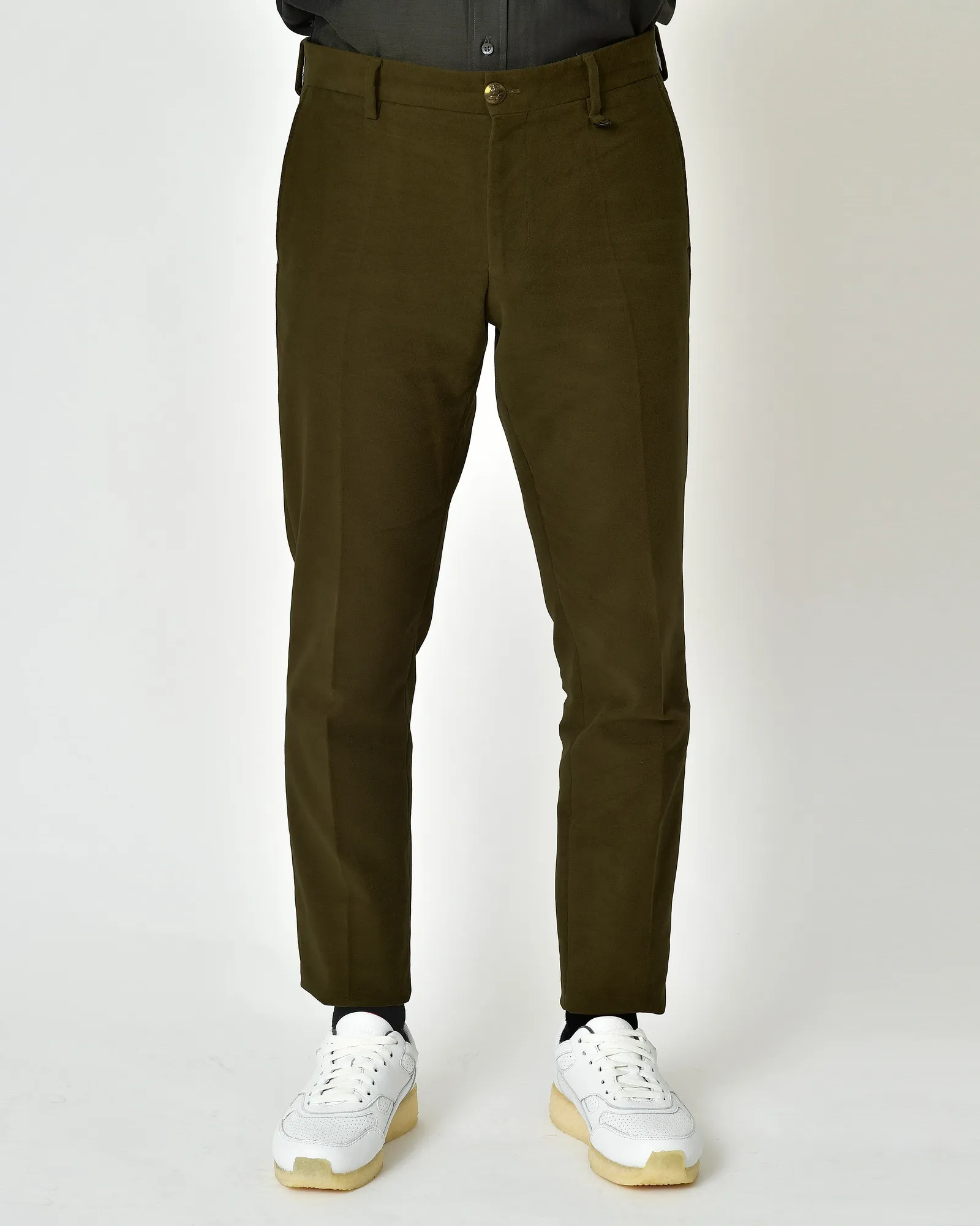 Pantalon en coton kaki Lords & Fools