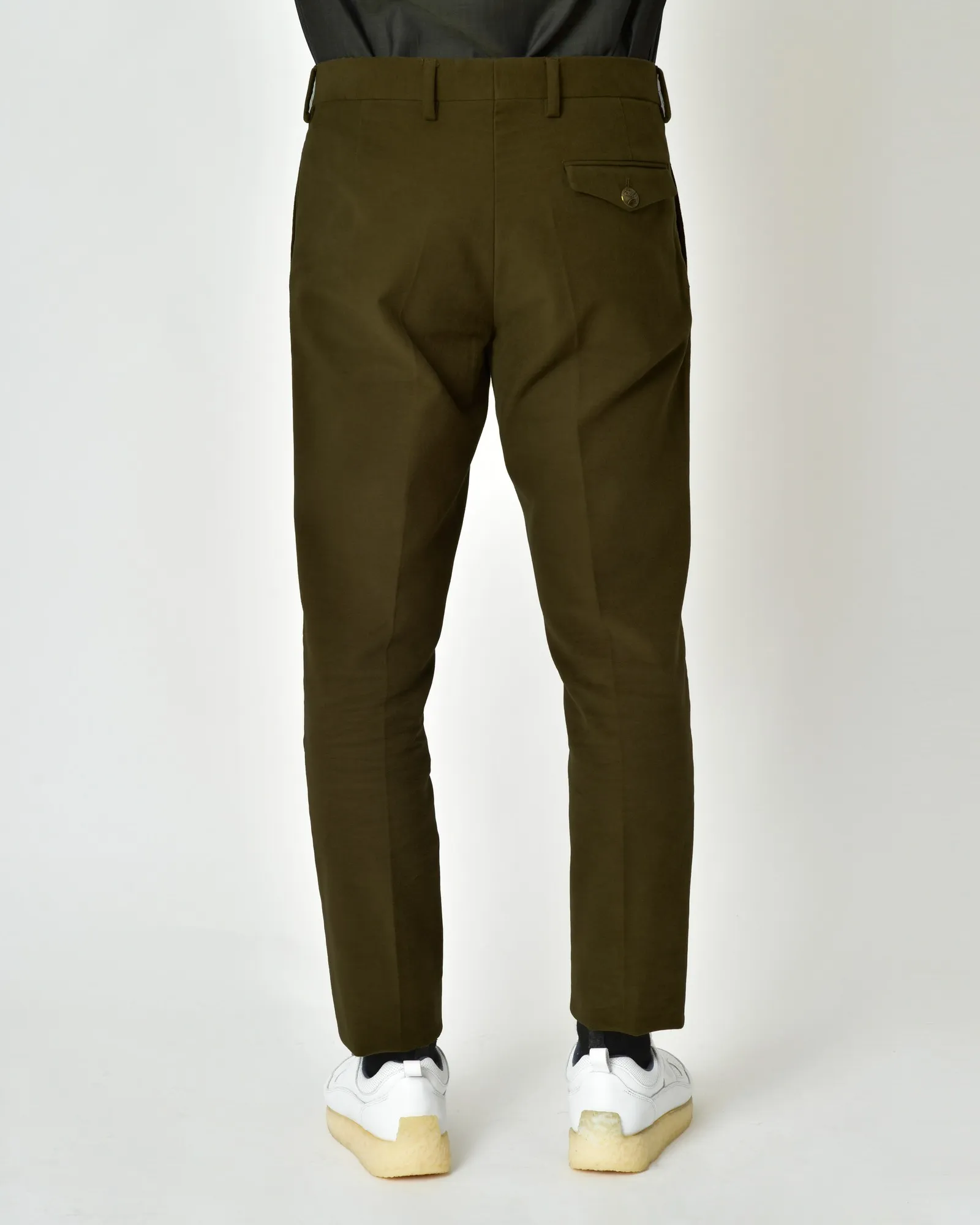 Pantalon en coton kaki Lords & Fools