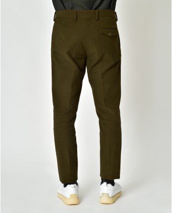 Pantalon en coton kaki Lords & Fools