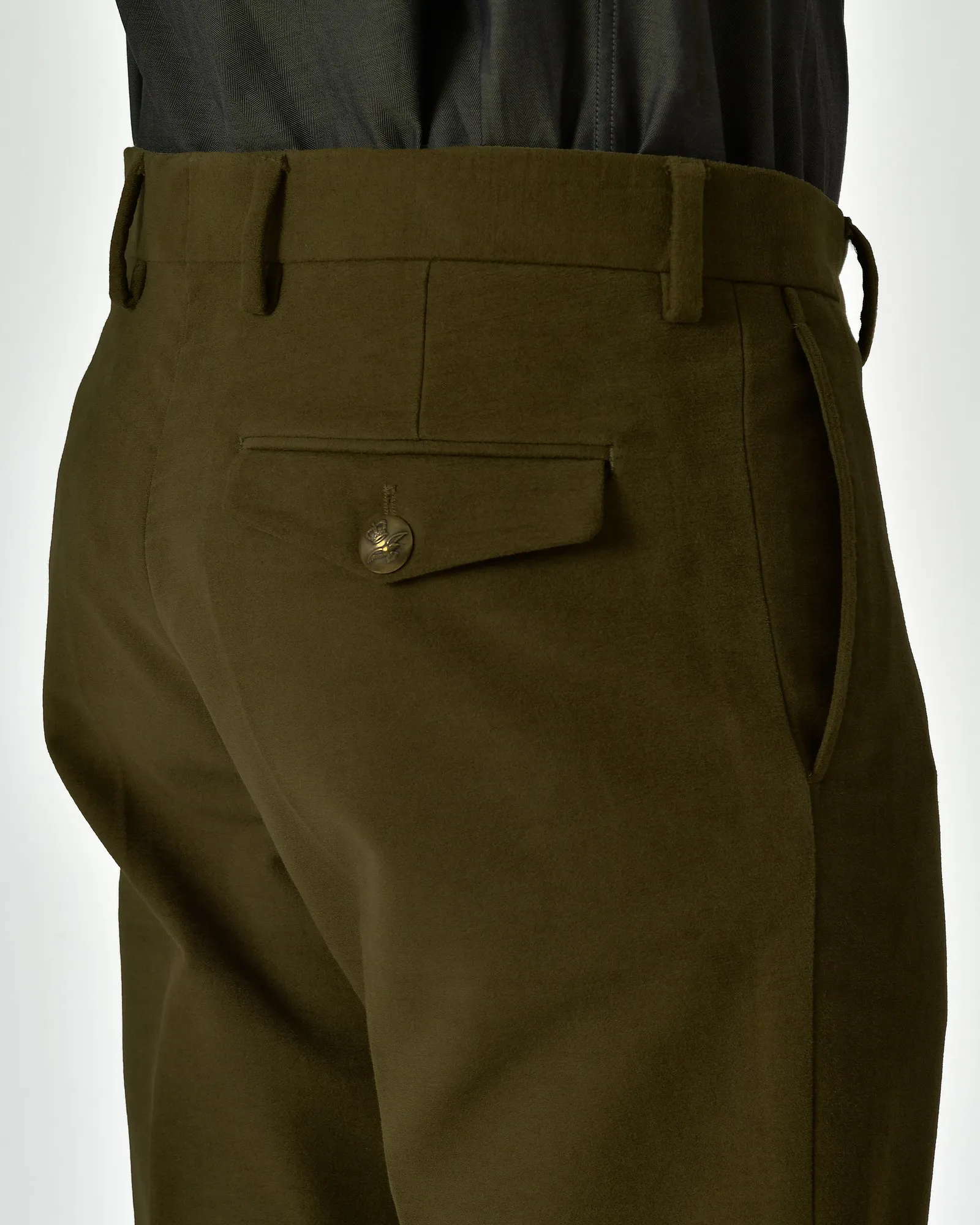 Pantalon en coton kaki Lords & Fools