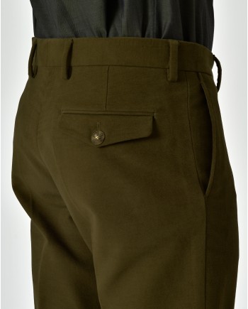 Pantalon en coton kaki Lords & Fools