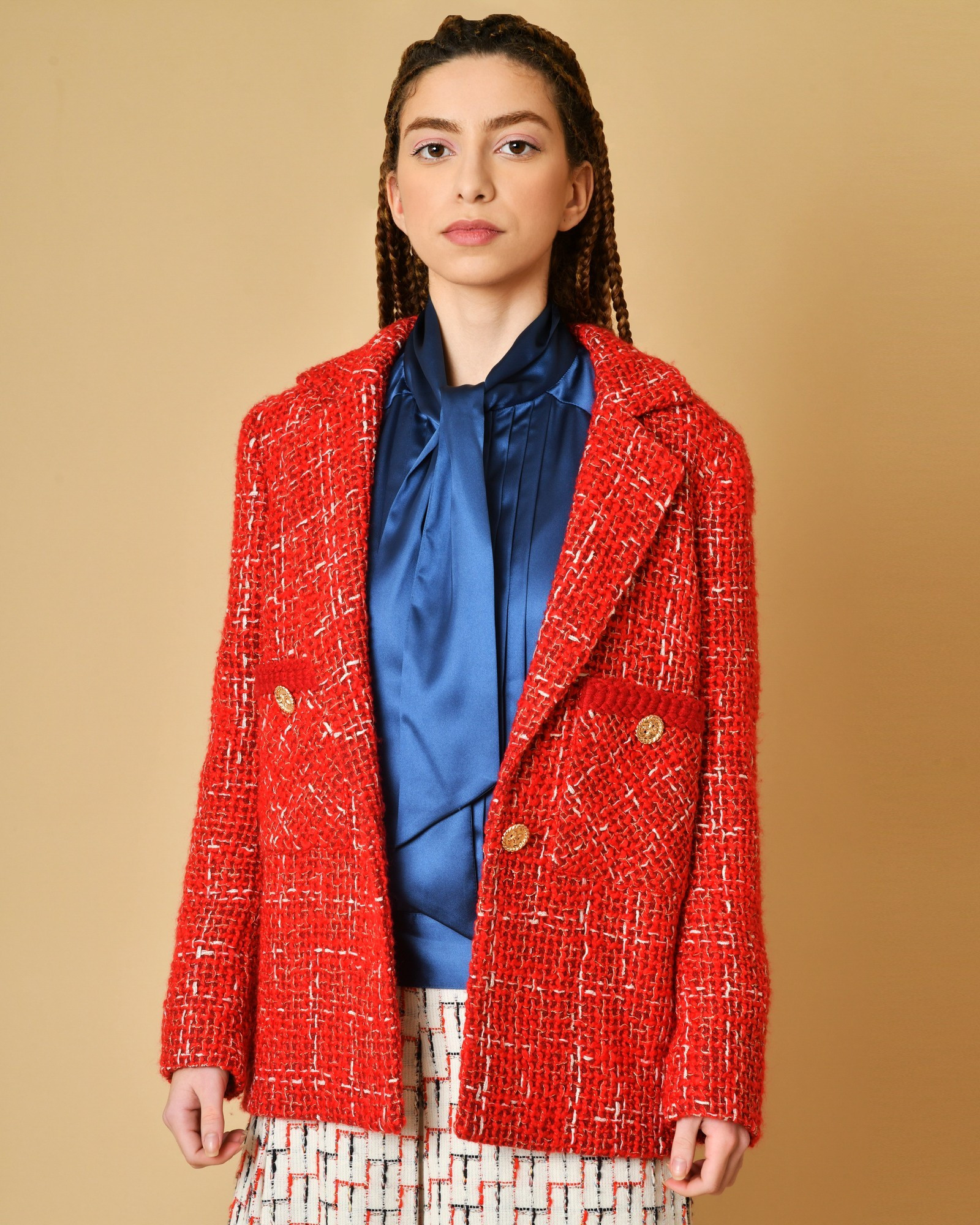 Blazer en tweed Edward Achour 
