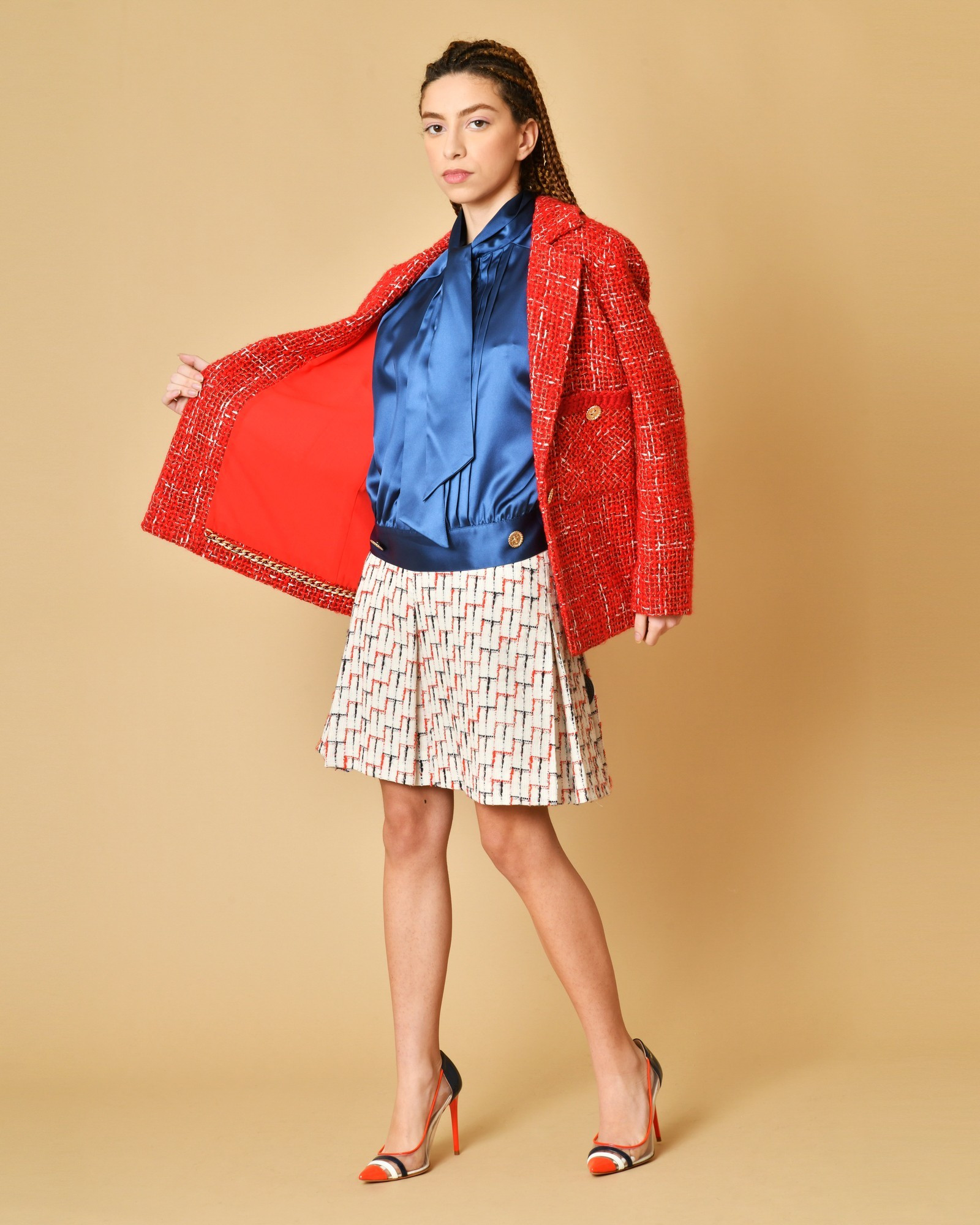 Blazer en tweed Edward Achour 