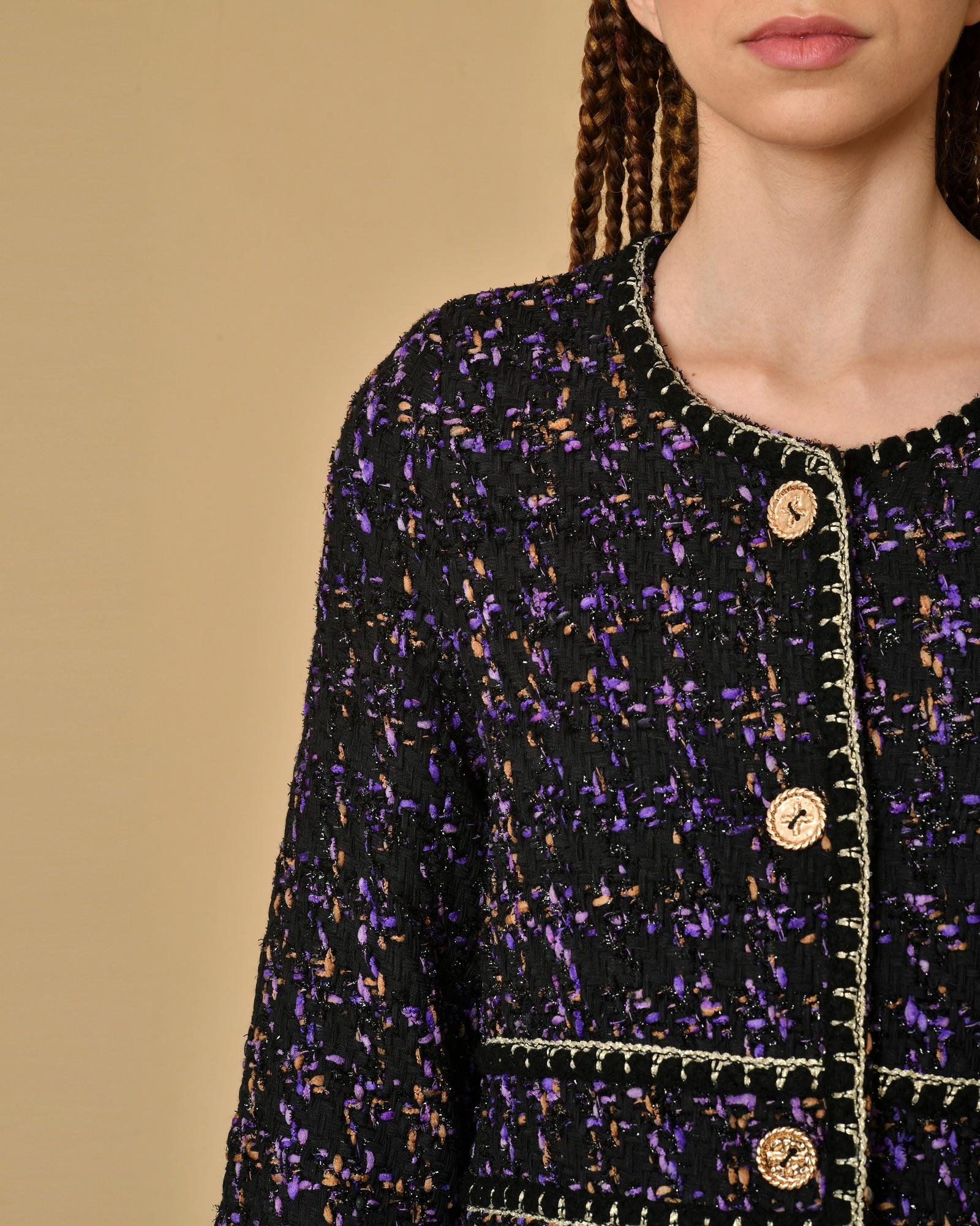 Manteau en tweed Edward Achour 