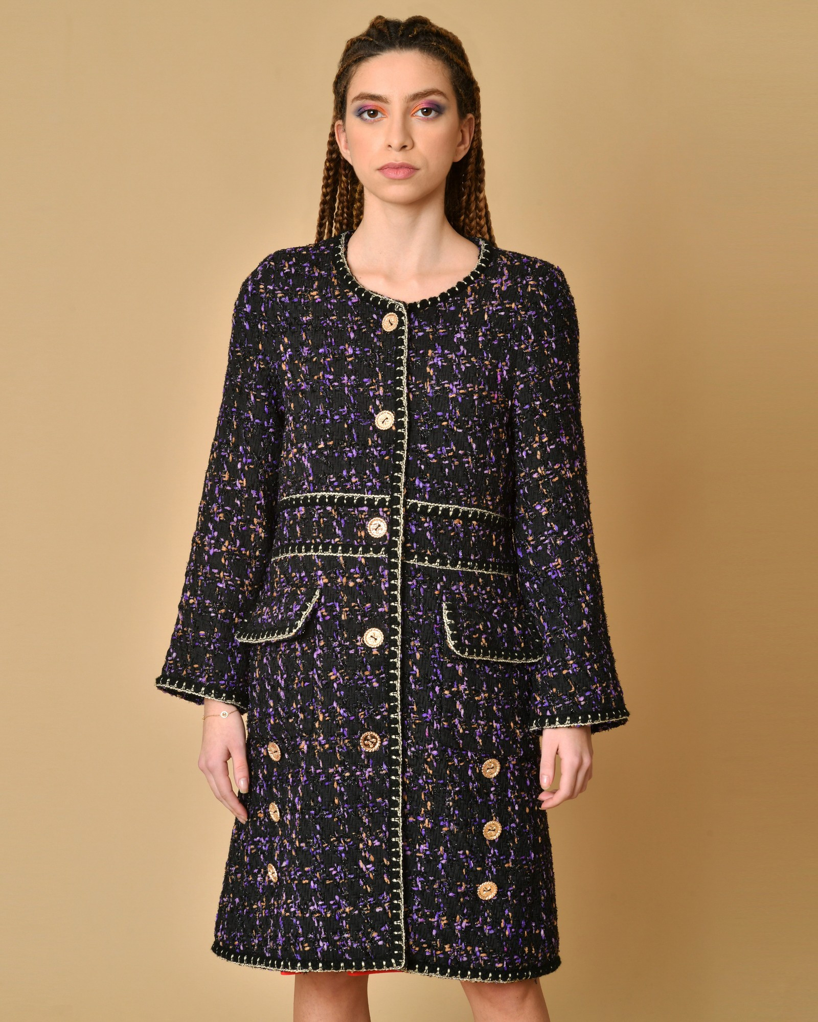 Manteau en tweed Edward Achour 