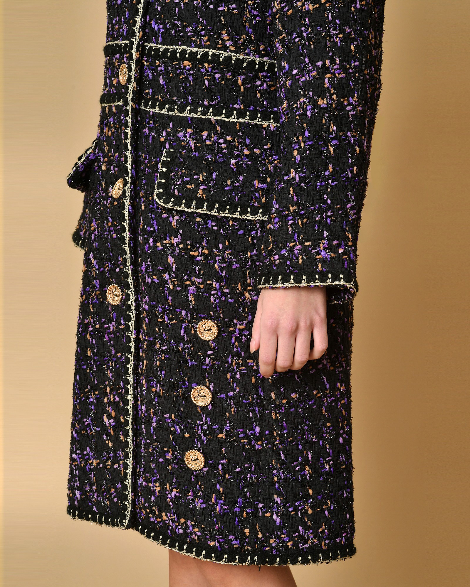 Manteau en tweed Edward Achour 