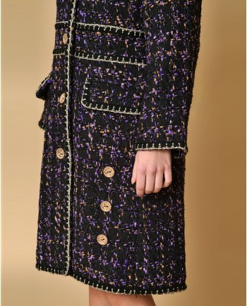 Manteau en tweed Edward Achour 