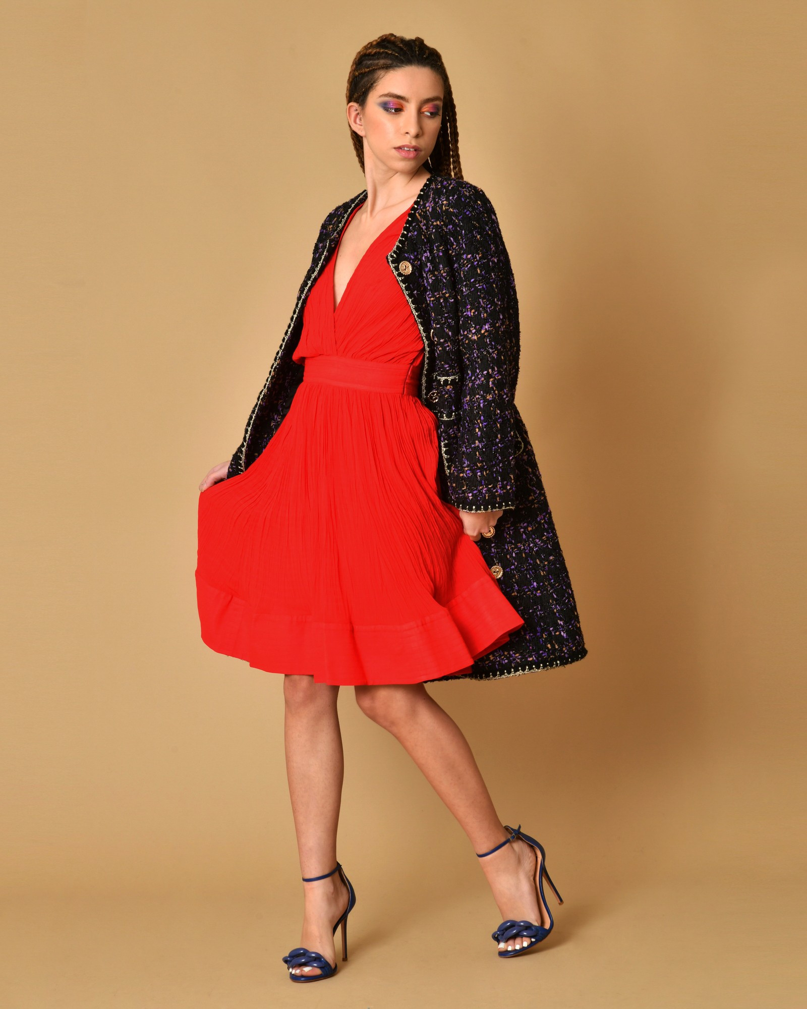 Manteau en tweed Edward Achour 