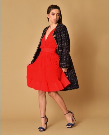 Manteau en tweed Edward Achour 