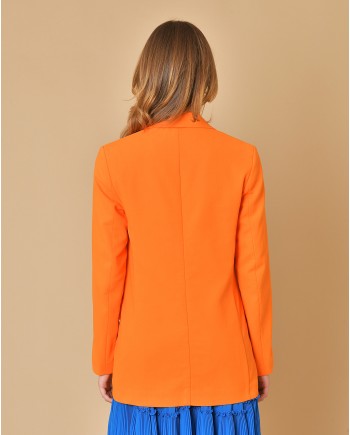 Blazer en coton orange Beatrice B