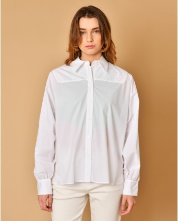 Chemise blanche à dentelle Beatrice B 