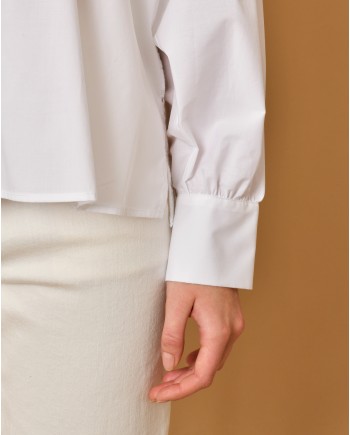 Chemise blanche à dentelle Beatrice B 