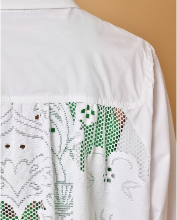 Chemise blanche à dentelle Beatrice B 