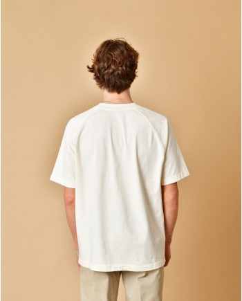 T-shirt en coton à manches raglan Wool & Co