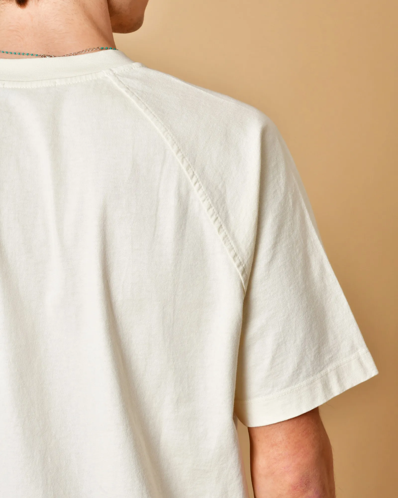 T-shirt en coton à manches raglan Wool & Co