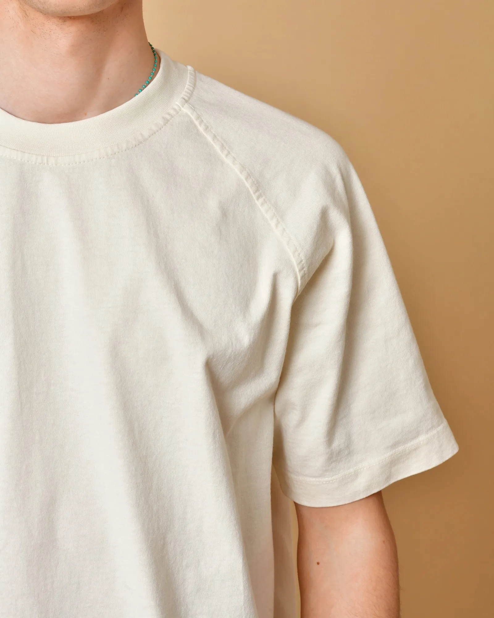 T-shirt en coton à manches raglan Wool & Co