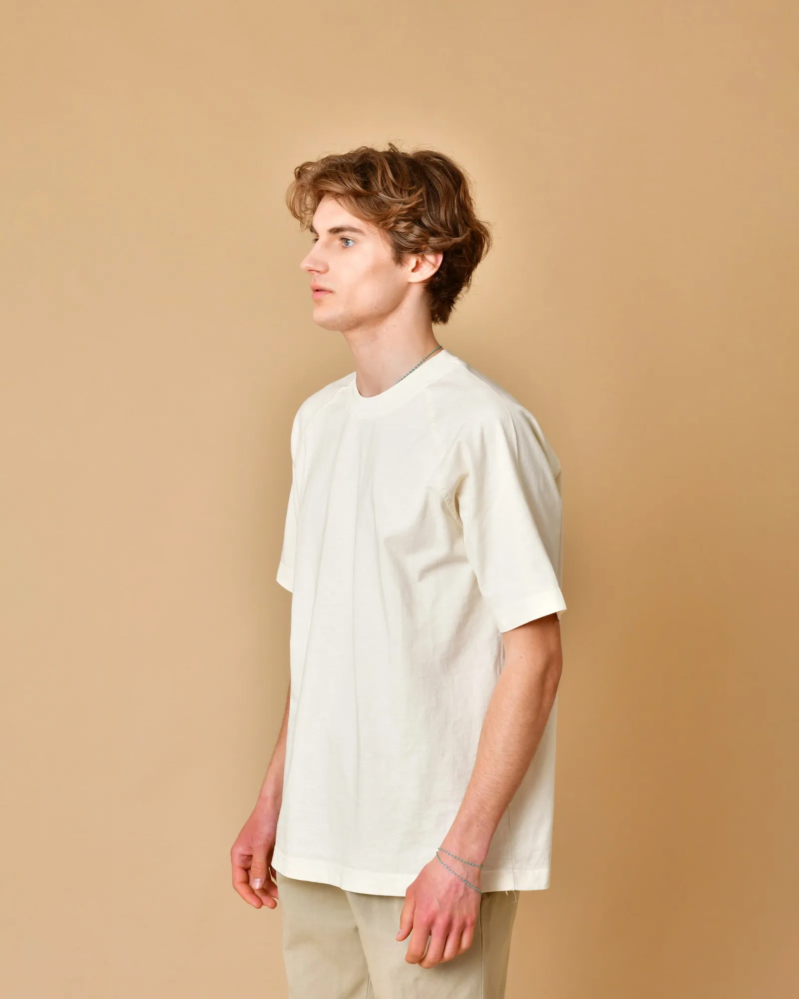 T-shirt en coton à manches raglan Wool & Co