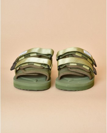 Sandales réglables vertes Suicoke 