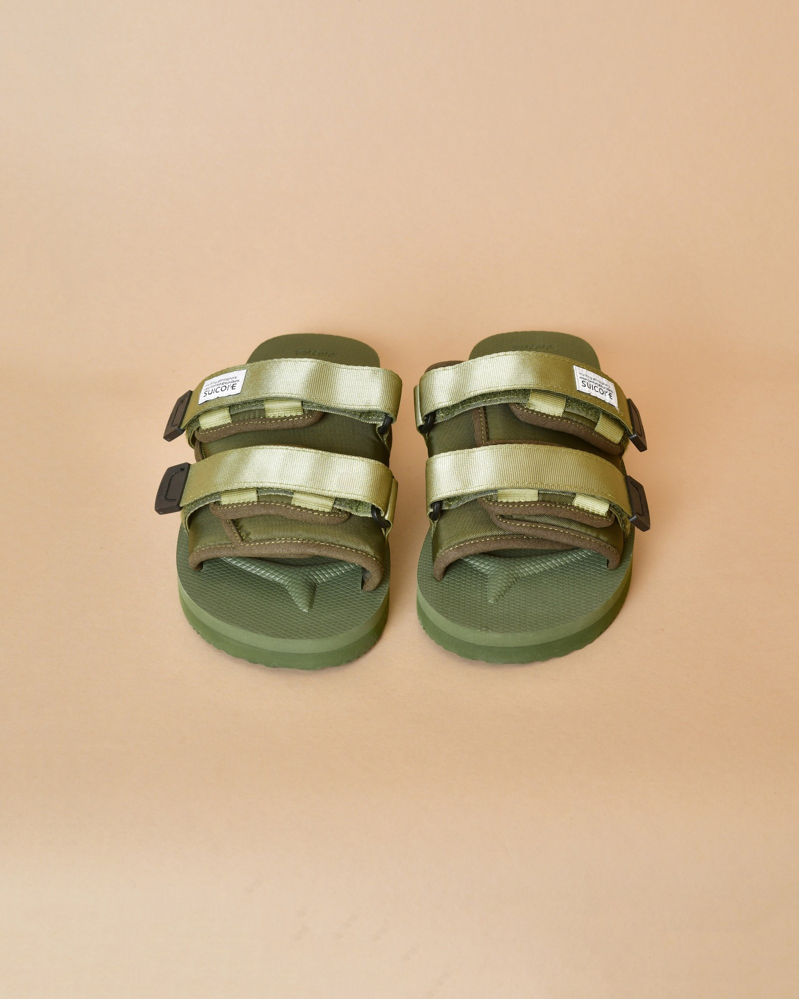 Sandales réglables vertes Suicoke 