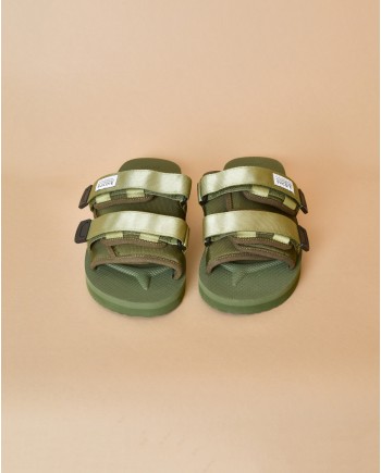 Sandales réglables vertes Suicoke 