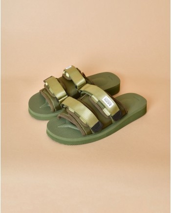 Sandales réglables vertes Suicoke 