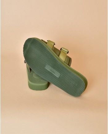 Sandales réglables vertes Suicoke 