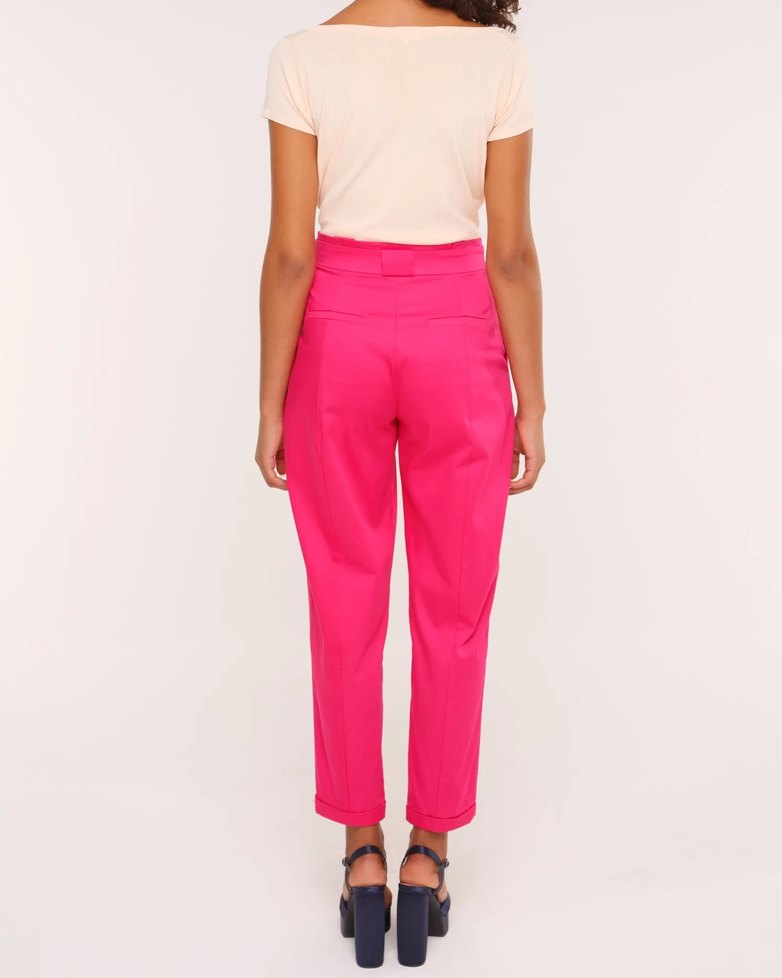 Haut rose à manches courtes Chacok