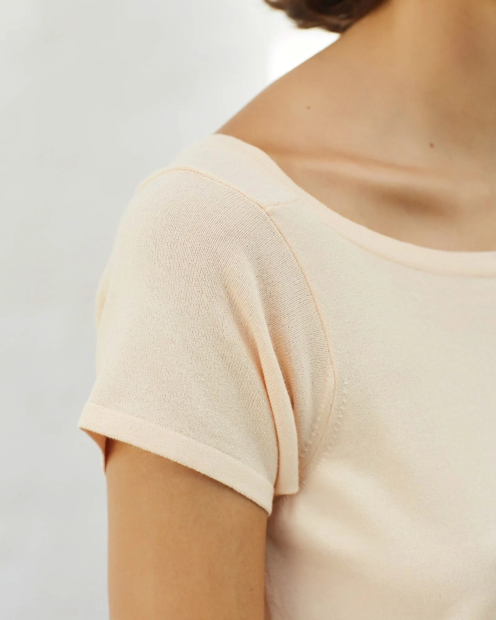 Haut rose à manches courtes Chacok