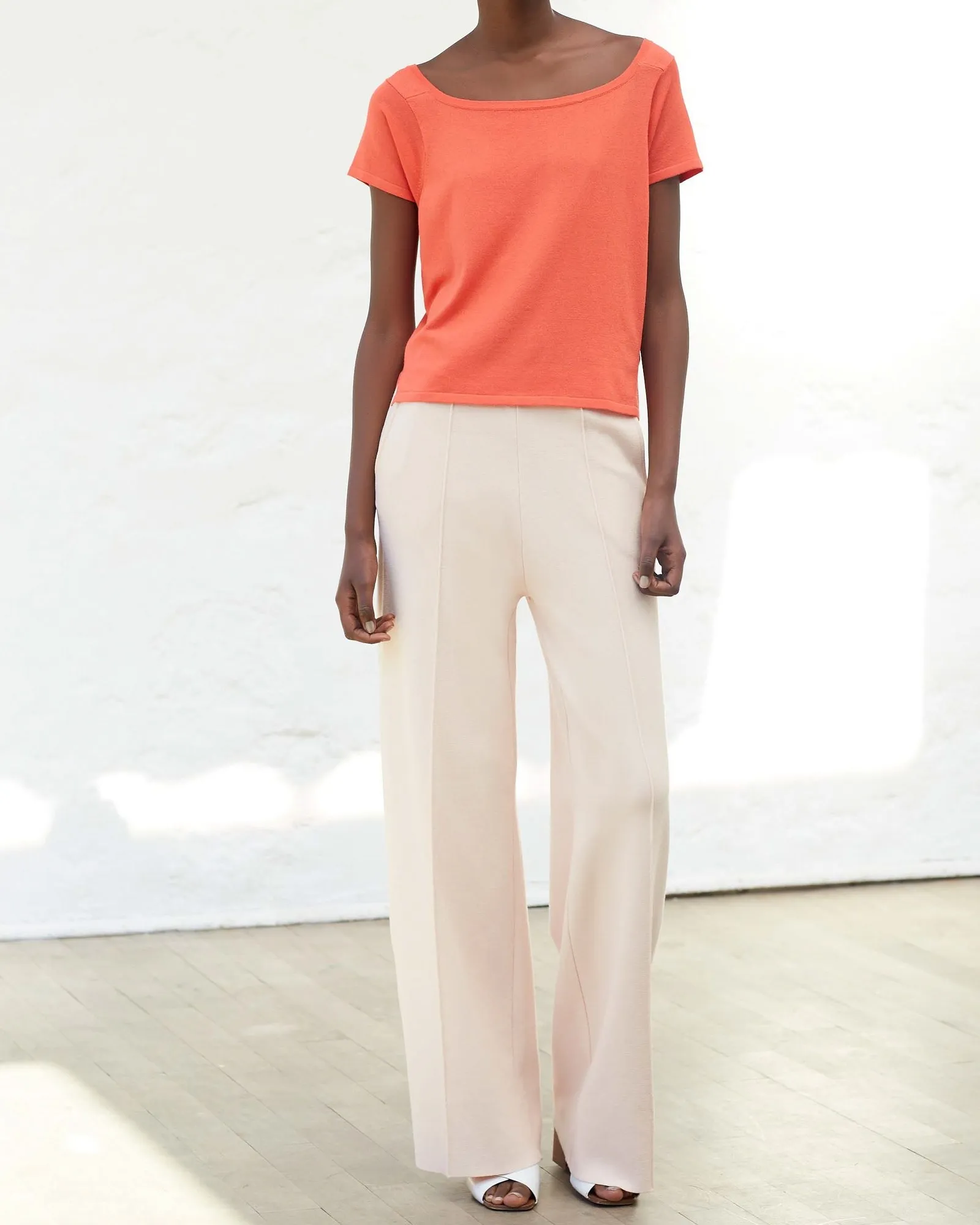 Haut rouge à manches courtes Chacok